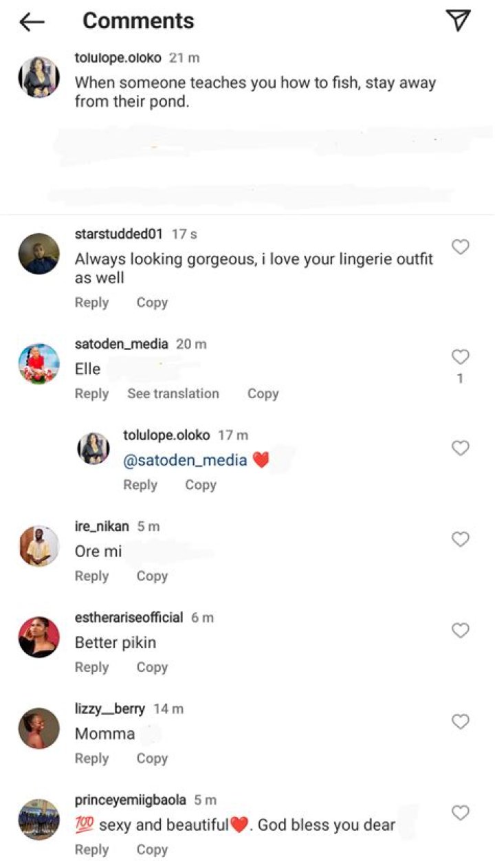 
Actress Tolulope Oloko Stirs Reactions With New Photos Of Herself On Instagram 