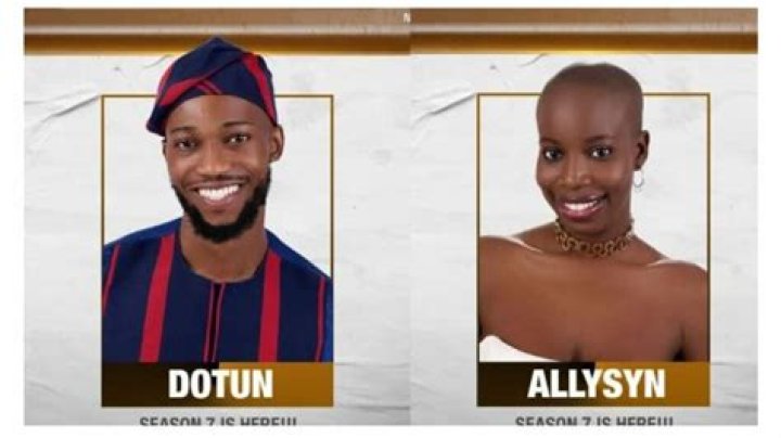 
‘The Show Is Becoming More Annoying’ – Reactions As Allysyn And Dotun Are Evicted From BBNaija Season 7 