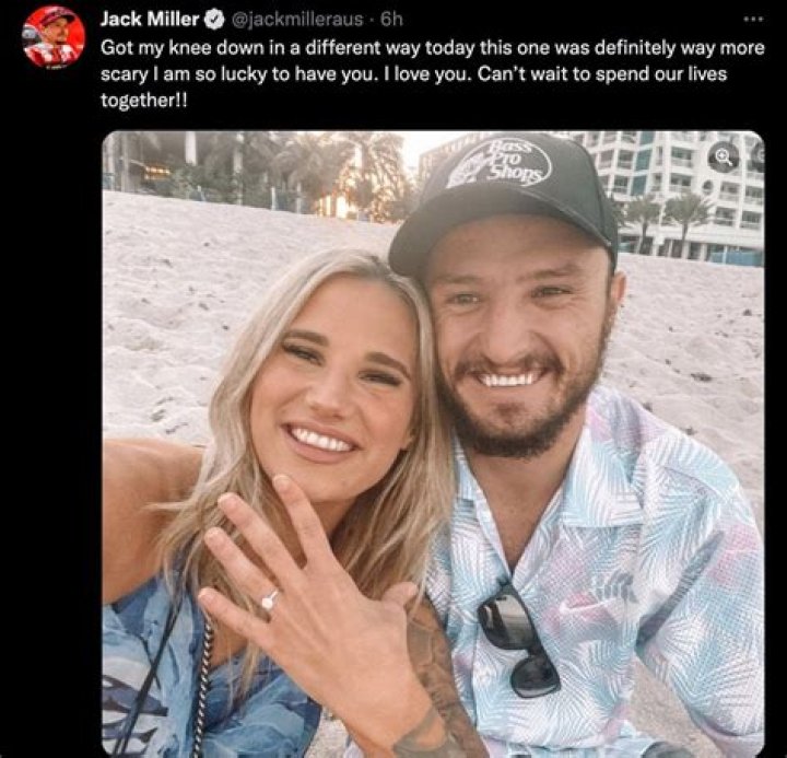 
Who Is Jack Miller’s Fiance, Ruby Mau? Age Difference And Net Worth 